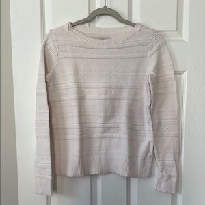 Ann Taylor Loft Cream Sweater